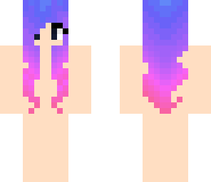 pink purple and blue hair base