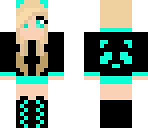 panda hoodie girl