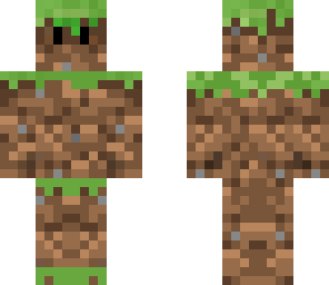grass dirt man