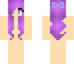 purple hair template