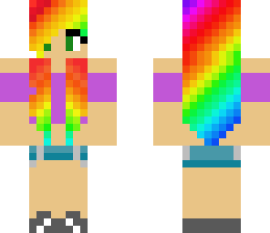 rainbow girl