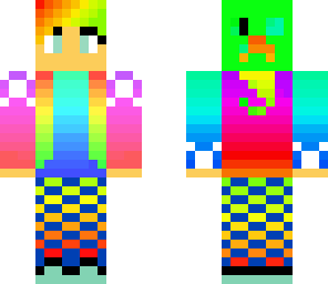 rainbow girl