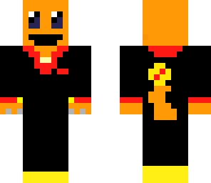 charmander in a suit