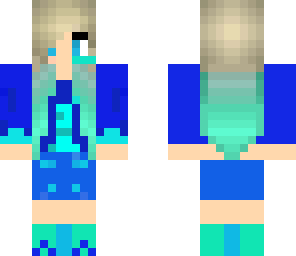 blue dj girl blonde