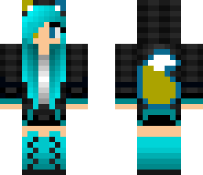 neon blue wolf