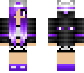 ender girl purple