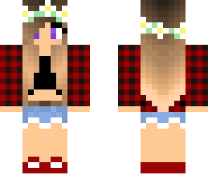 cute plaid girl