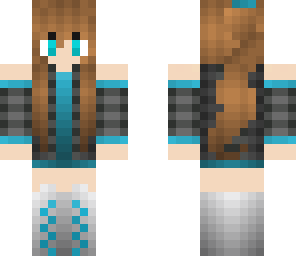 edit of blue girl