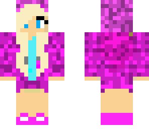 girl in a pink hodie