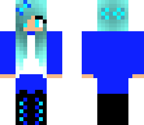 blue girl