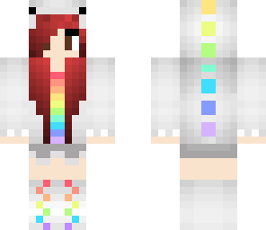 rainbow dino girl