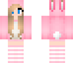 pink bunny girl