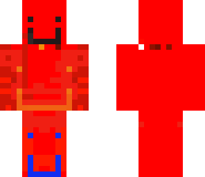 red smiley skin