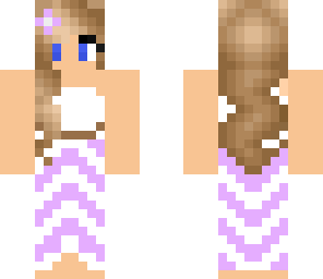 purple dress girl