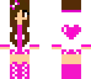 girl with pink headphones