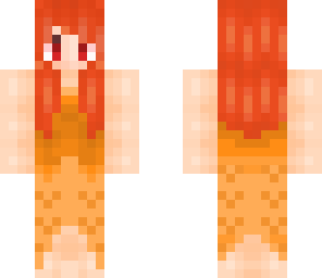 orange dress