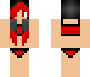 red bikini girl