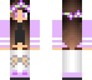 cute pastel purple girl