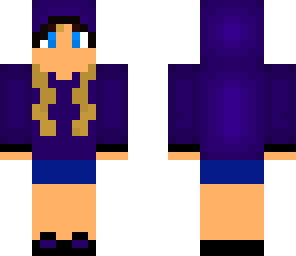 indigo hoodie