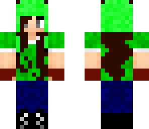 girl with a slime hat