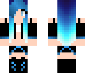 blue ombre chick