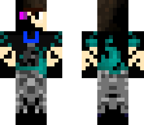half handsome ender boy