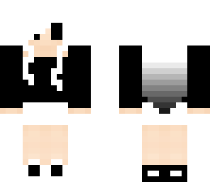 black and white