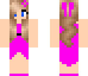 pink dress girl