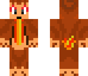 chimchar with a tie