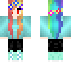 rainbow flower girl
