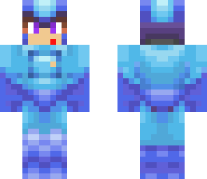 blake in mega man outfit