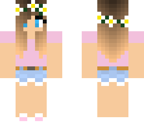 edit cute flower girl