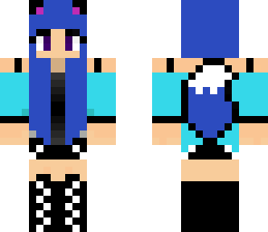 blue wolf girl