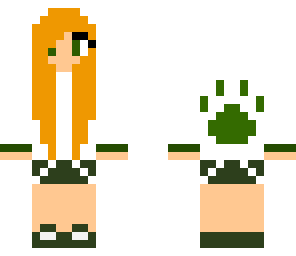 girl animal green