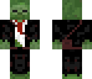 zombie with tattered suit