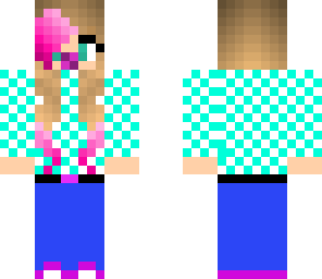 baby girl with pink hair