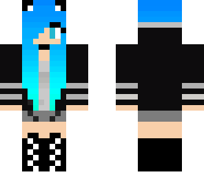 blue hair
