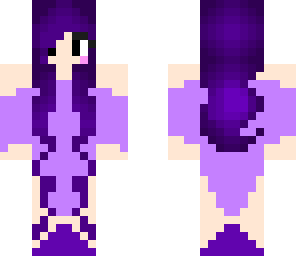 purple cottoncandy girl
