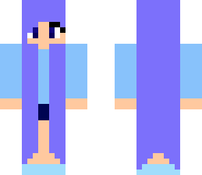 blue girl