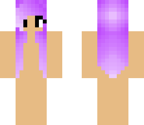 purple hair template