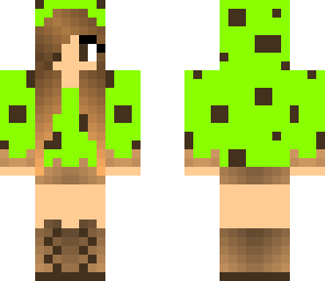 lime and chocolate ice cream girl