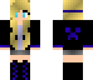 purple creeper girl