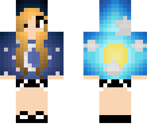 blonde day and night girl