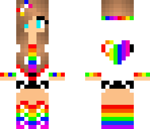 rainbow headphone girl