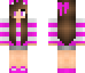pink kitten girl