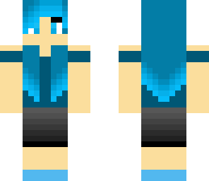 blue girl
