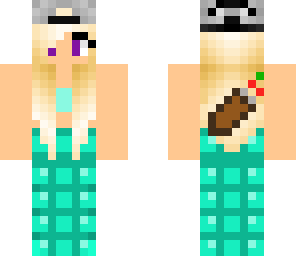 uimmmm cute mermaid - blue
