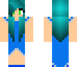 blue girl