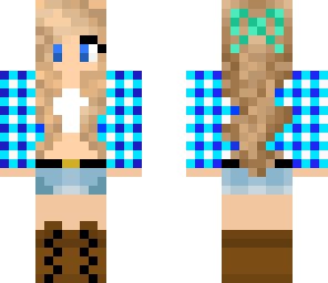 blue girl