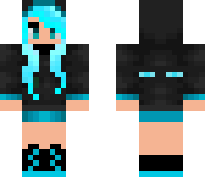 blue enderman girl